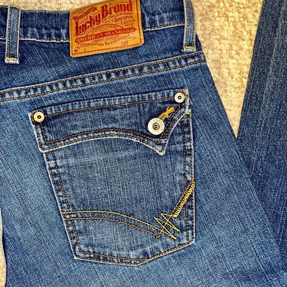 ☘️ LUCKY BRAND Dungarees Sundown Straight Jeans - Picture 3 of 10